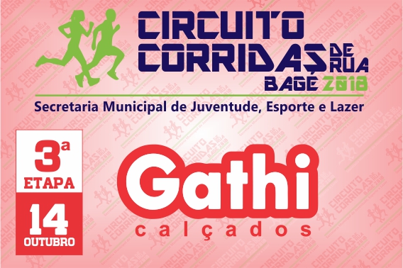 3ª Etapa Circuito Corridas de Rua de Bagé - 2018