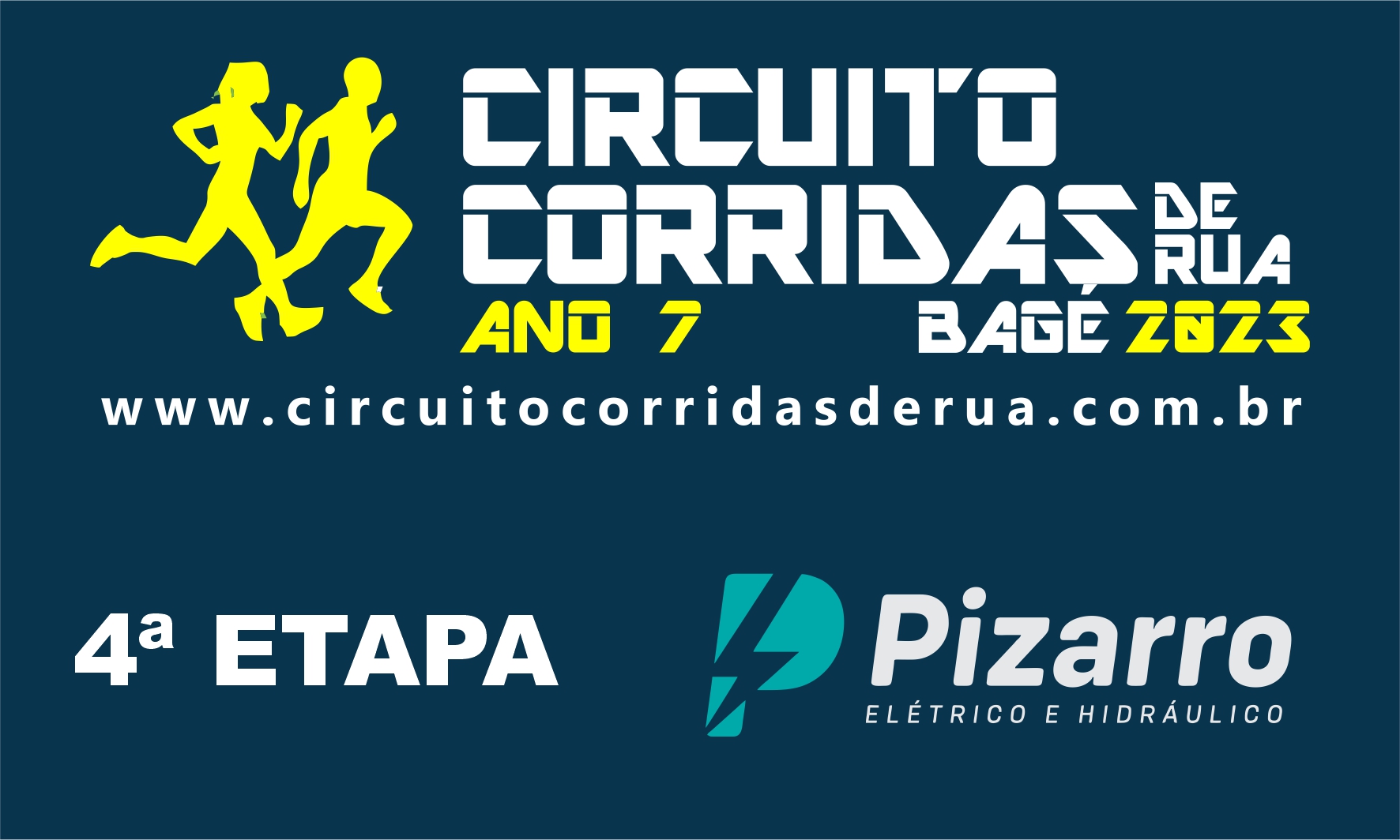 4ª ETAPA - FERRAGEM PIZARRO - CIRCUITO CORRIDAS DE RUA DE BAGÉ 2023 - ANO 7