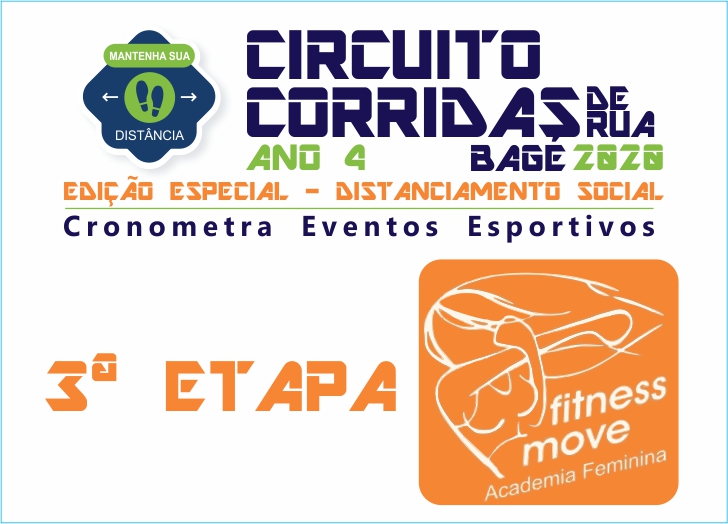 3ª Etapa - Circuito Corridas de Rua de Bagé 2020 - Ano 4 - Edição Especial